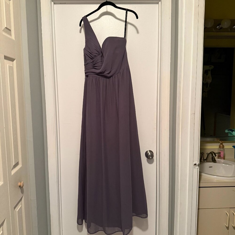 Floor Length One Shoulder Dress